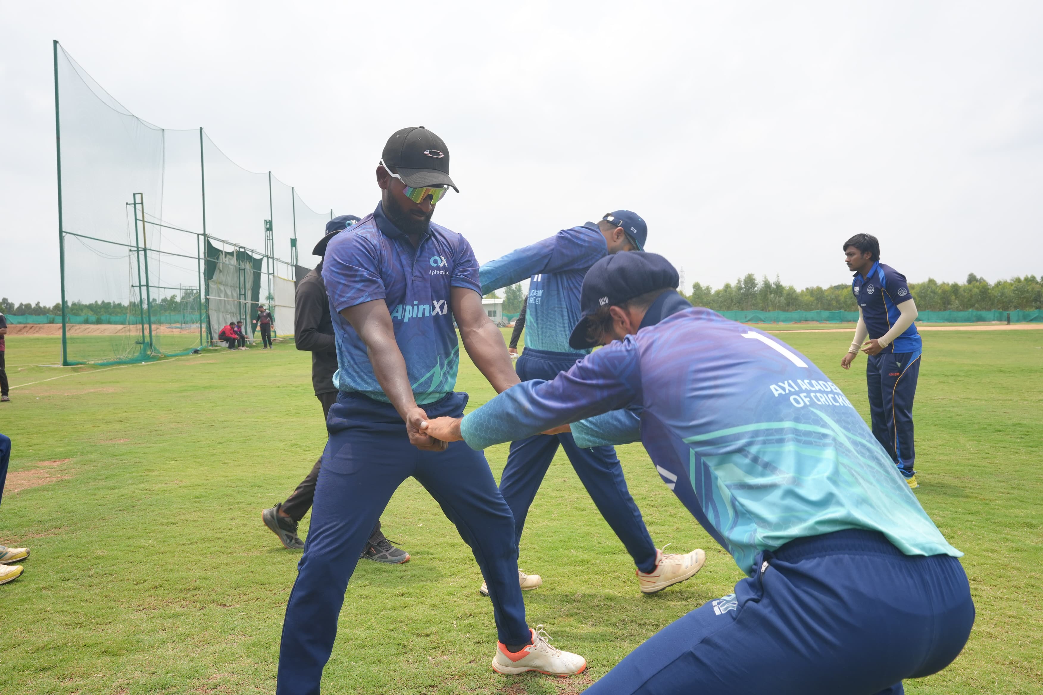 Cricket match day at Axi Cricket Park, Sarjapur